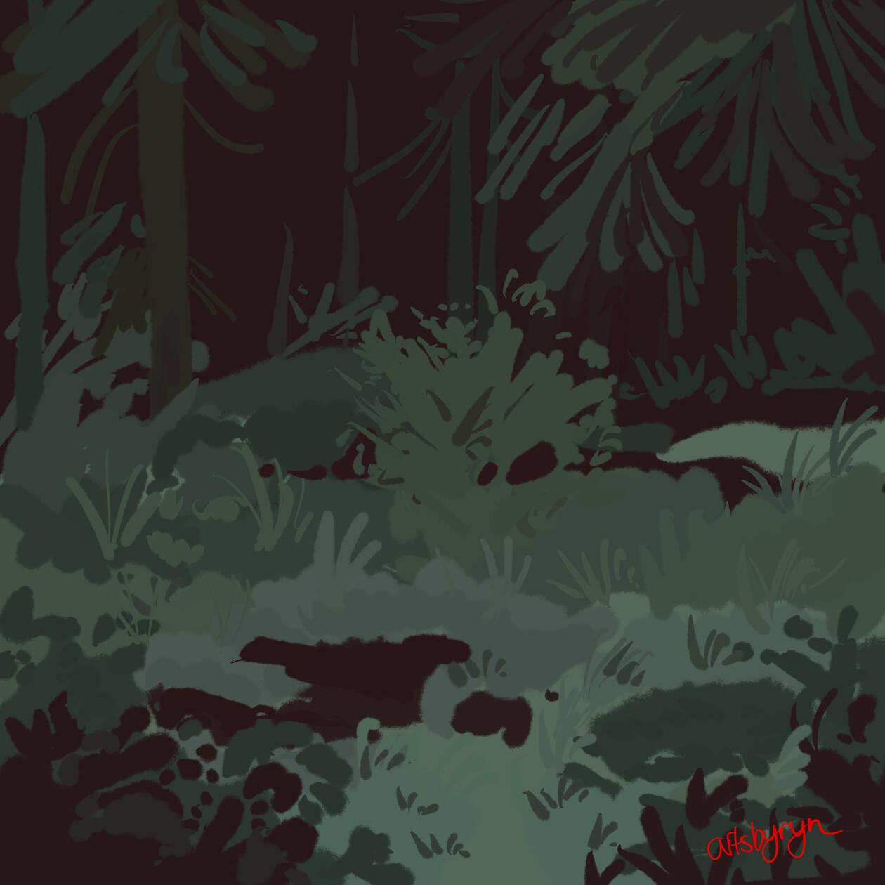 The Lost Woods Scenery Concept
